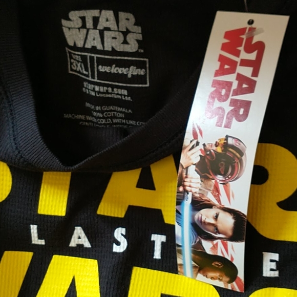 Star Wars 3x Thermal TShirt - Picture 2 of 2